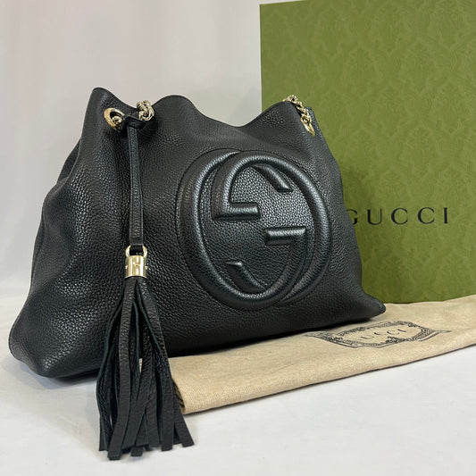 Gucci - Sac Soho cuir grainé