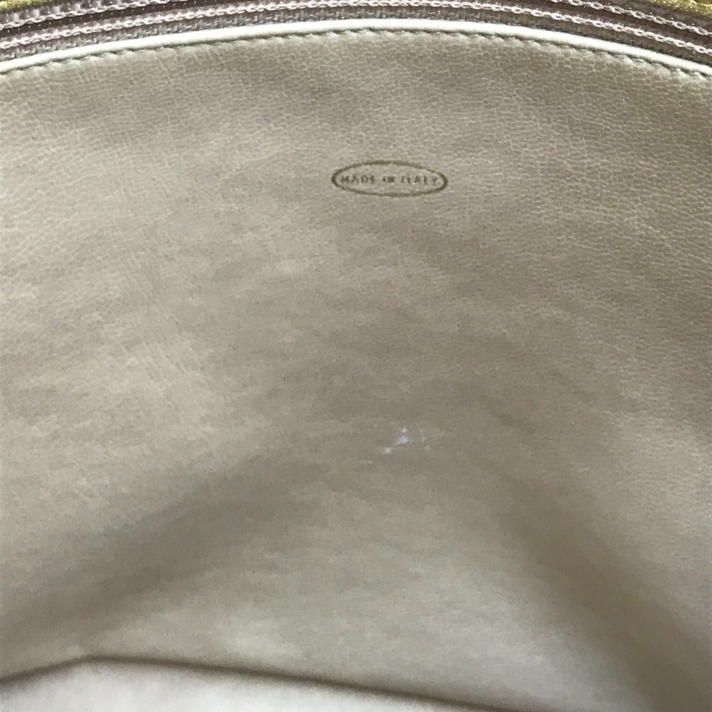 CHANEL Shoulder Bag lambskin Gold x Gold Metal Coco ball Matrasse Women Used
