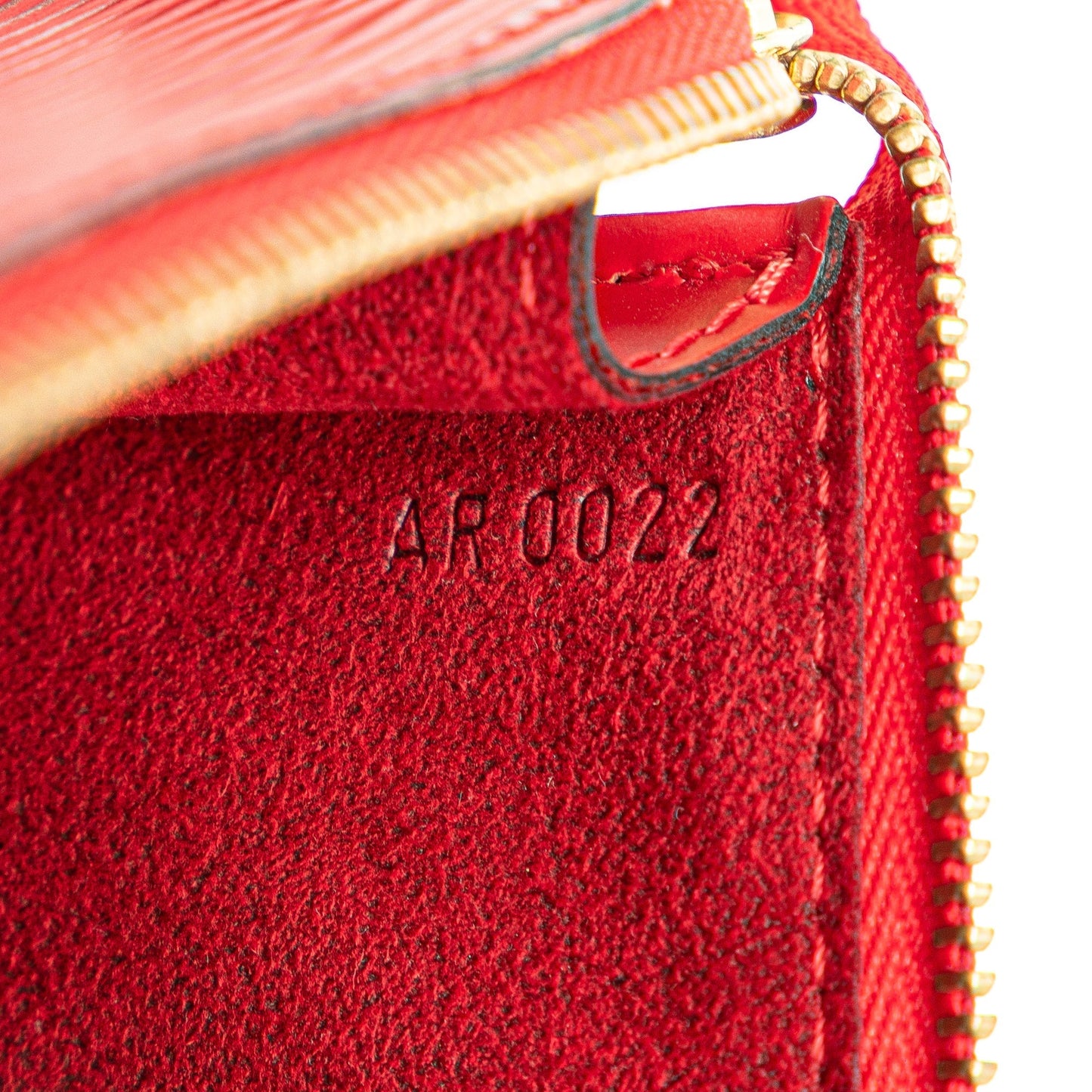Red Louis Vuitton Epi Pochette Accessoires Shoulder Bag