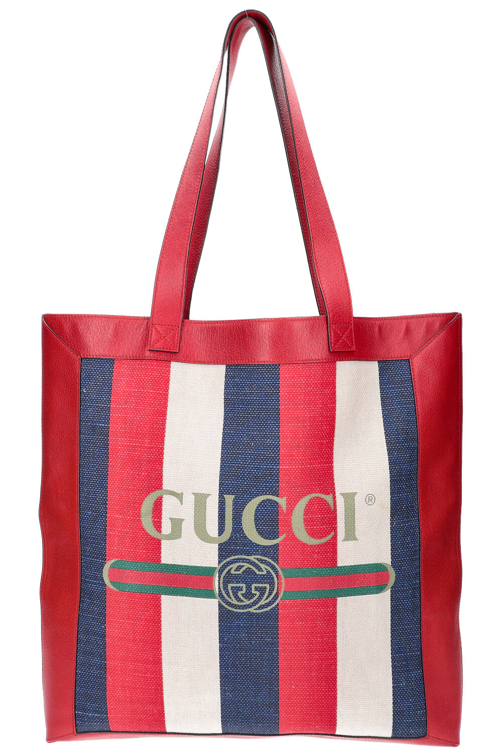 GUCCI Sylvie Stripe Tote