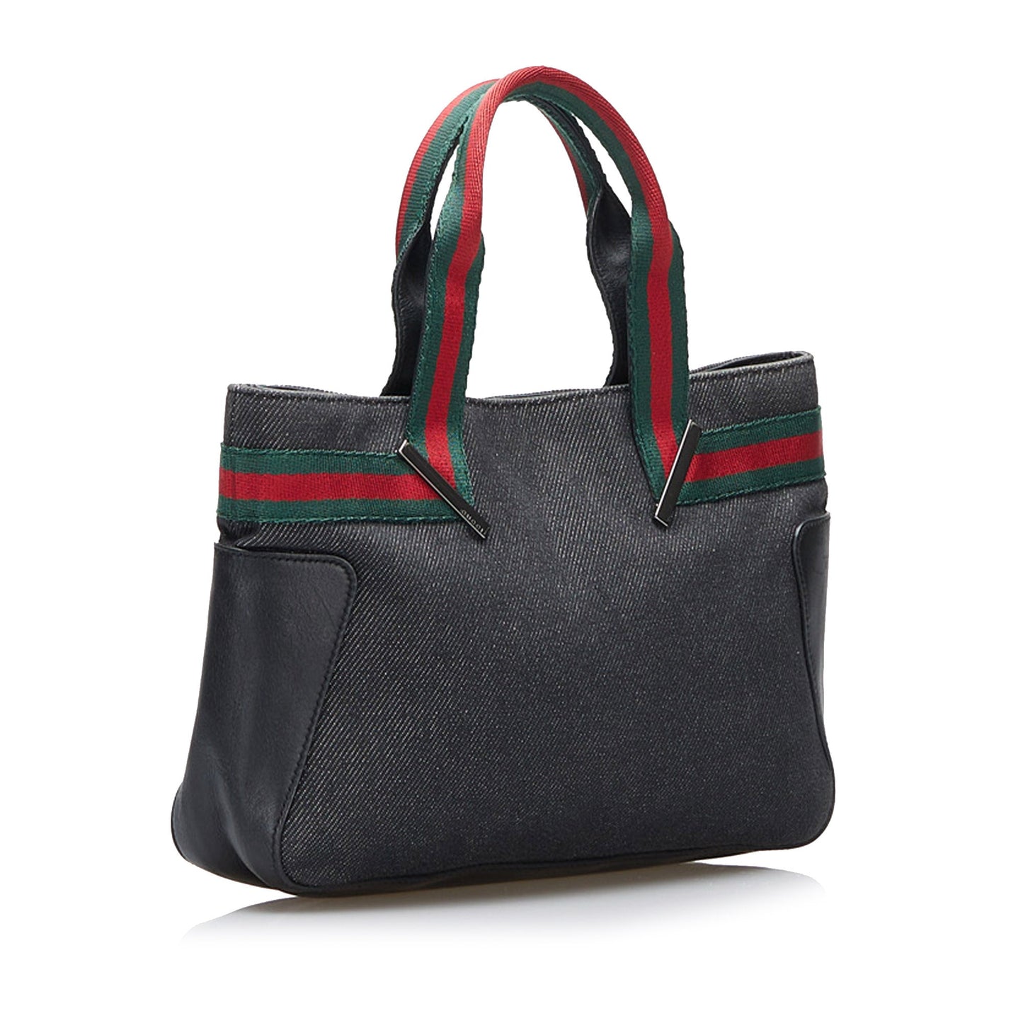 Gucci Web Denim Handbag