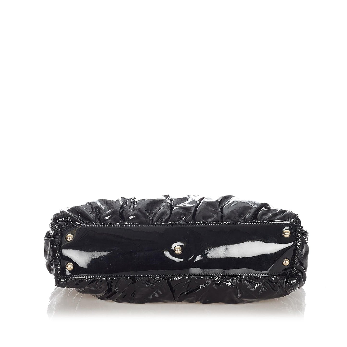 Gucci Abbey D-Ring Patent Leather Handbag (SHG-23002)