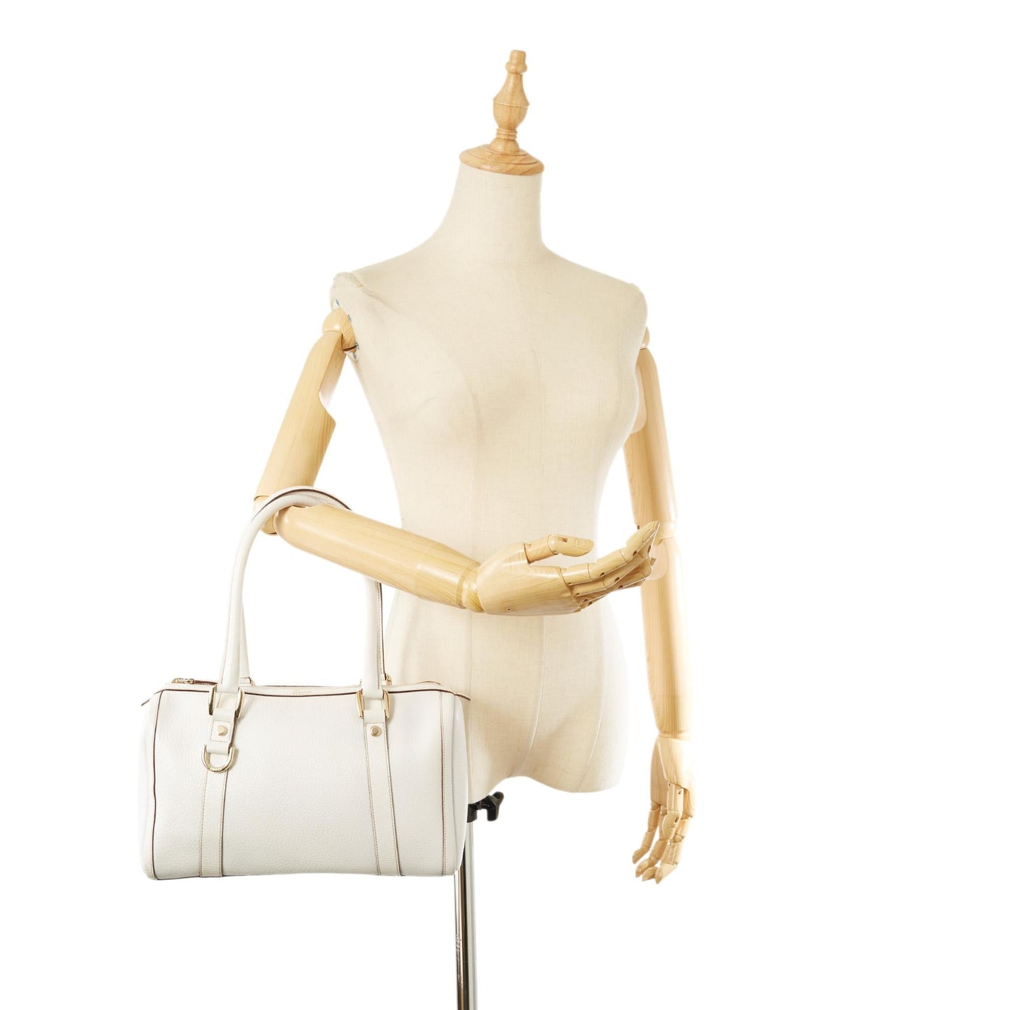 Gucci Abbey Leather Boston Bag