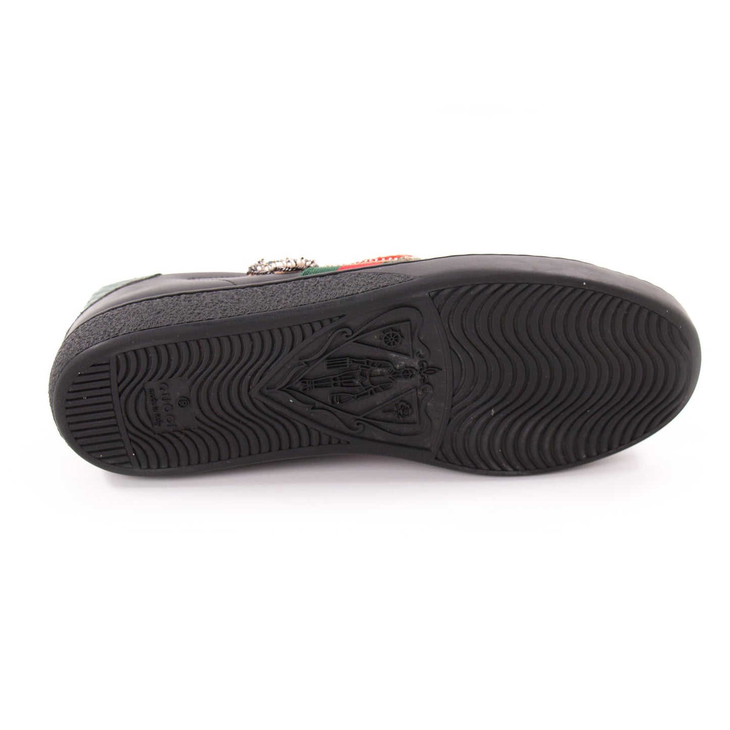 Gucci Ace Leather Embroidered Sneaker