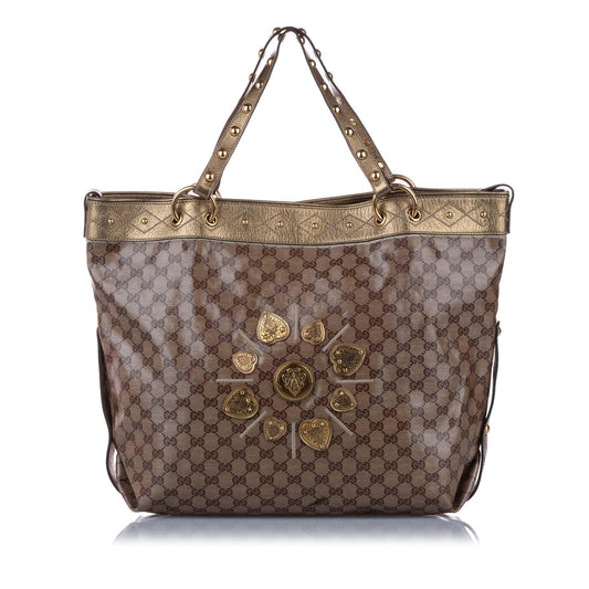 Gucci Babouska GG Crystal Tote Bag (SHG-15319)