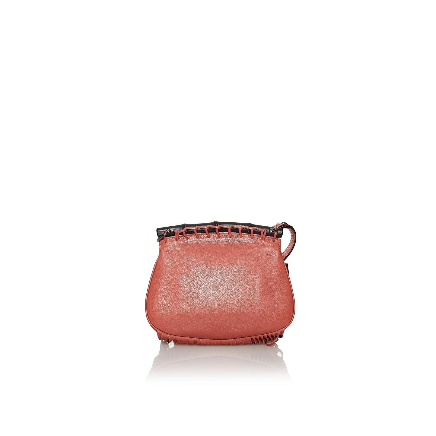 Gucci Bamboo Nouveau Fringe Leather Crossbody Bag