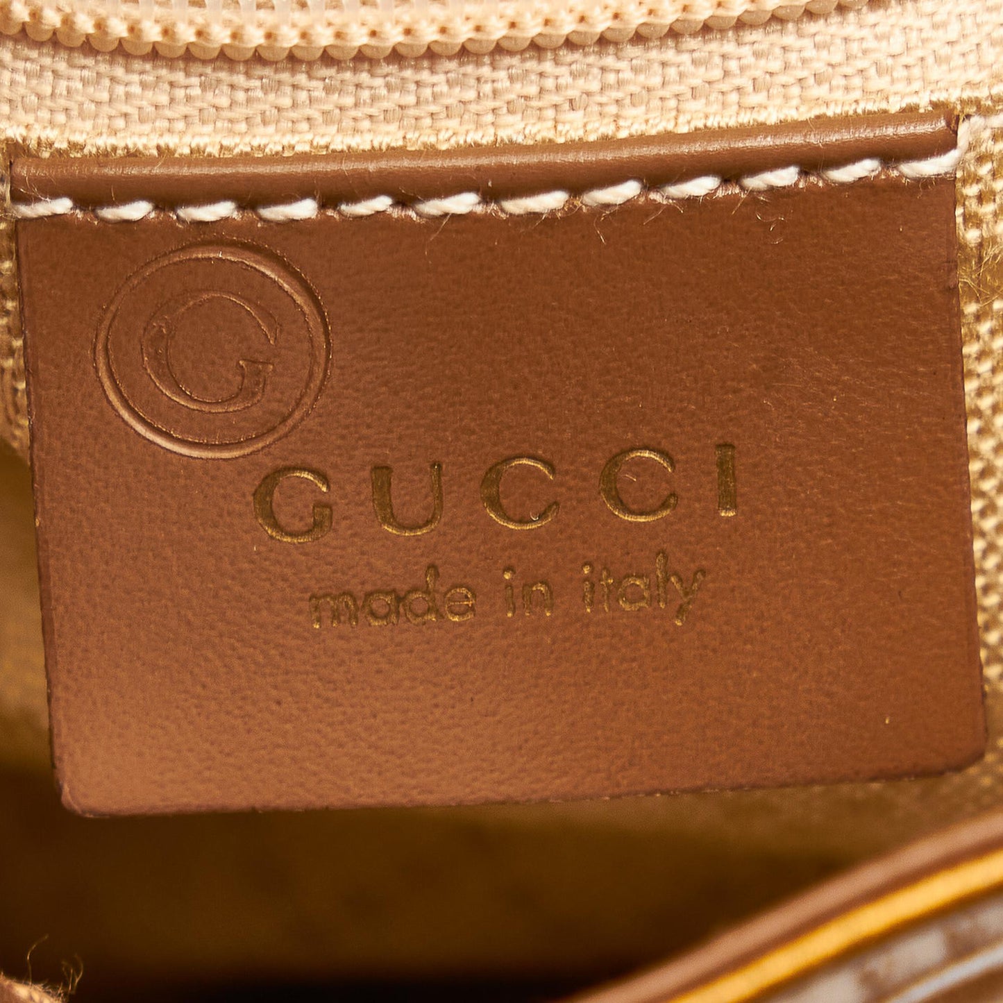 Gucci Bamboo Patent Leather Backpack