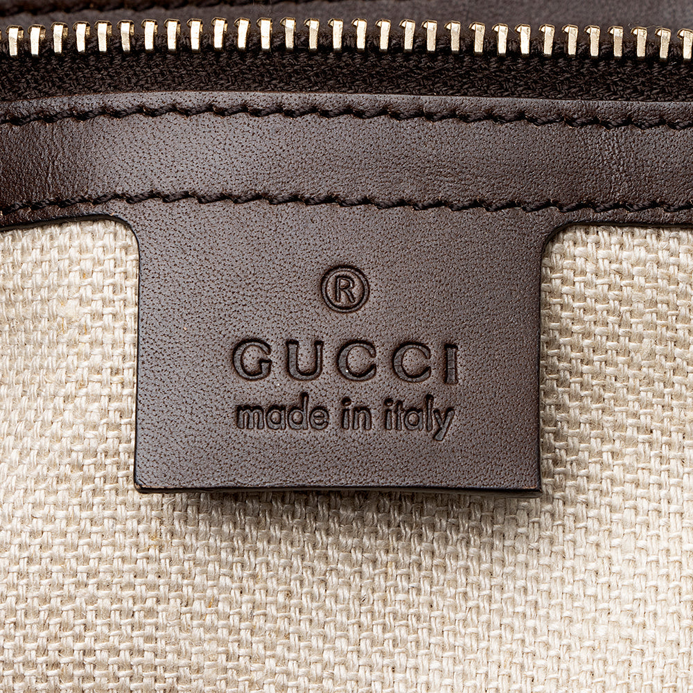 Gucci Canvas Leather Craft Tote