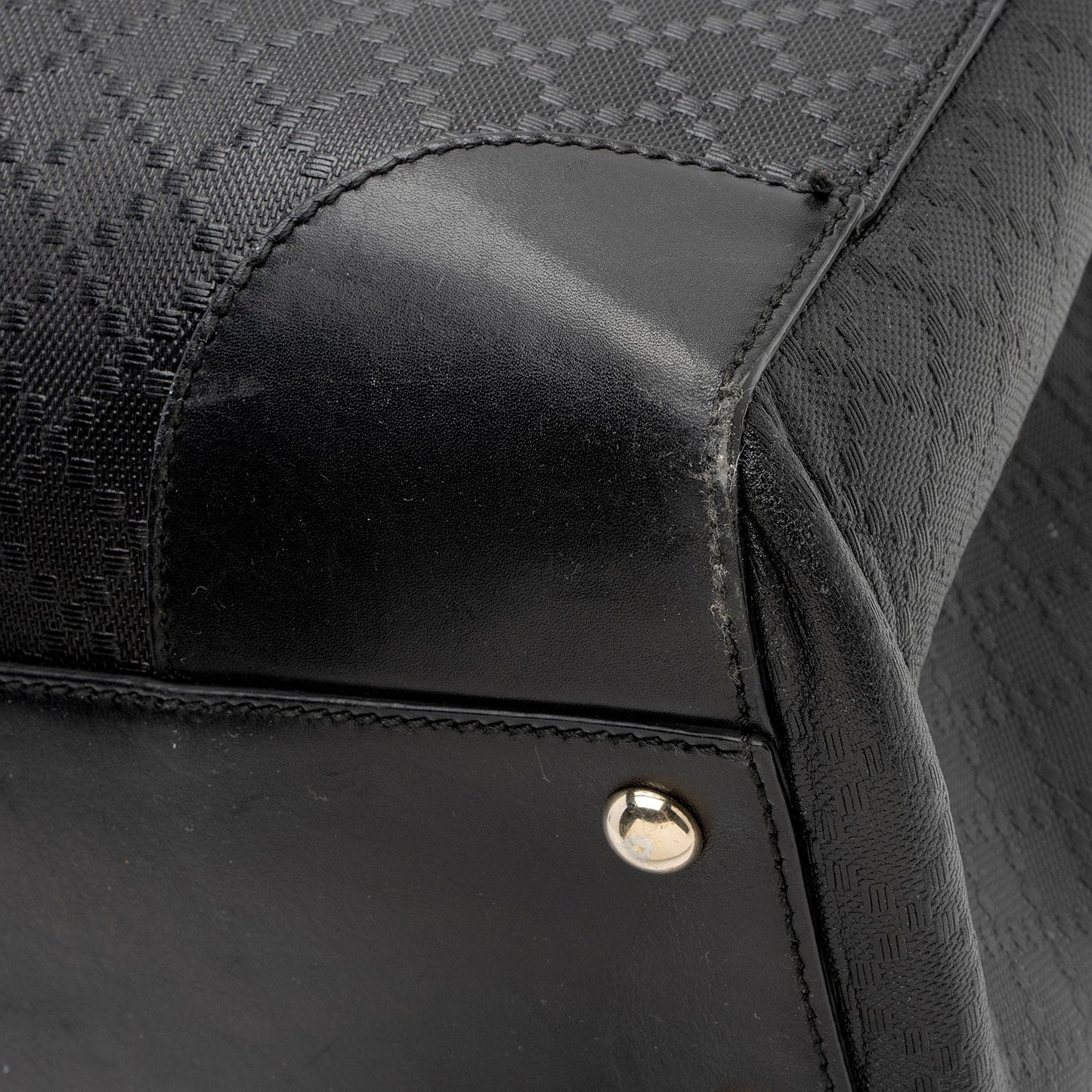 Gucci Diamante Leather Bright Medium Tote (SHF-wVVyJu)