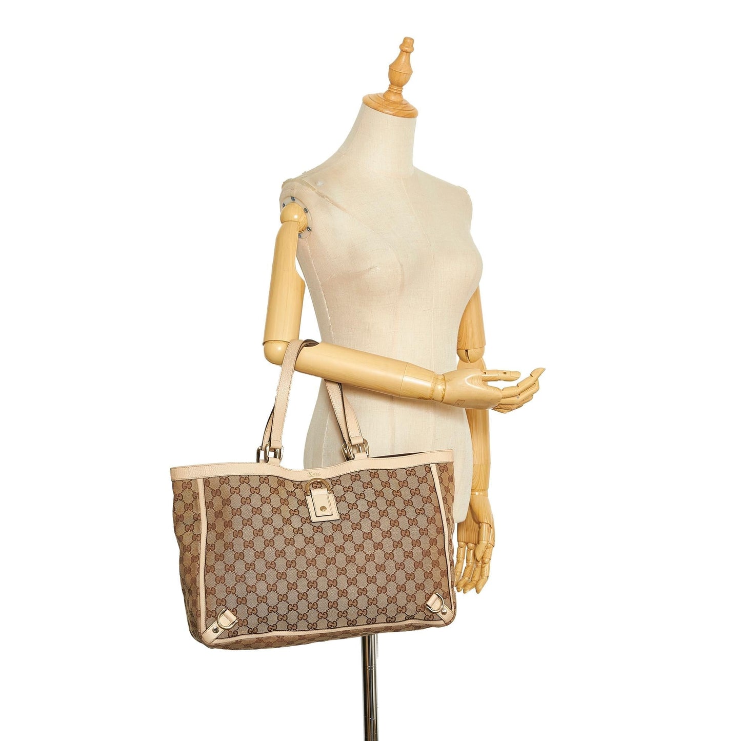 Gucci GG Canvas Abbey D-Ring Tote (SHG-sXPckG)