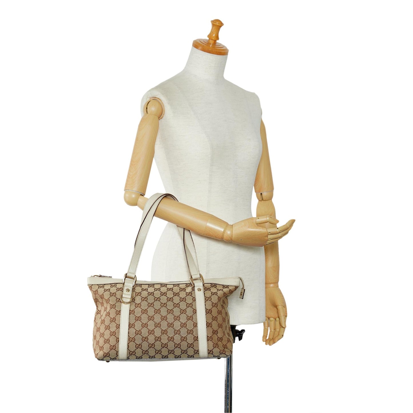 Gucci GG Canvas Abbey D-Ring Tote (SHG-8Z89mZ)