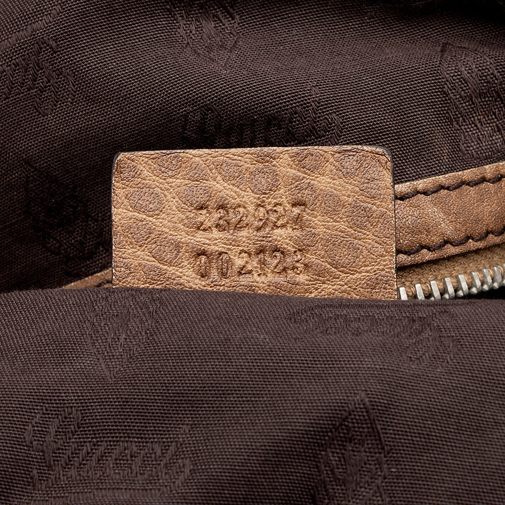 Gucci GG Canvas Bamboo Bar Large Tote - FINAL SALE