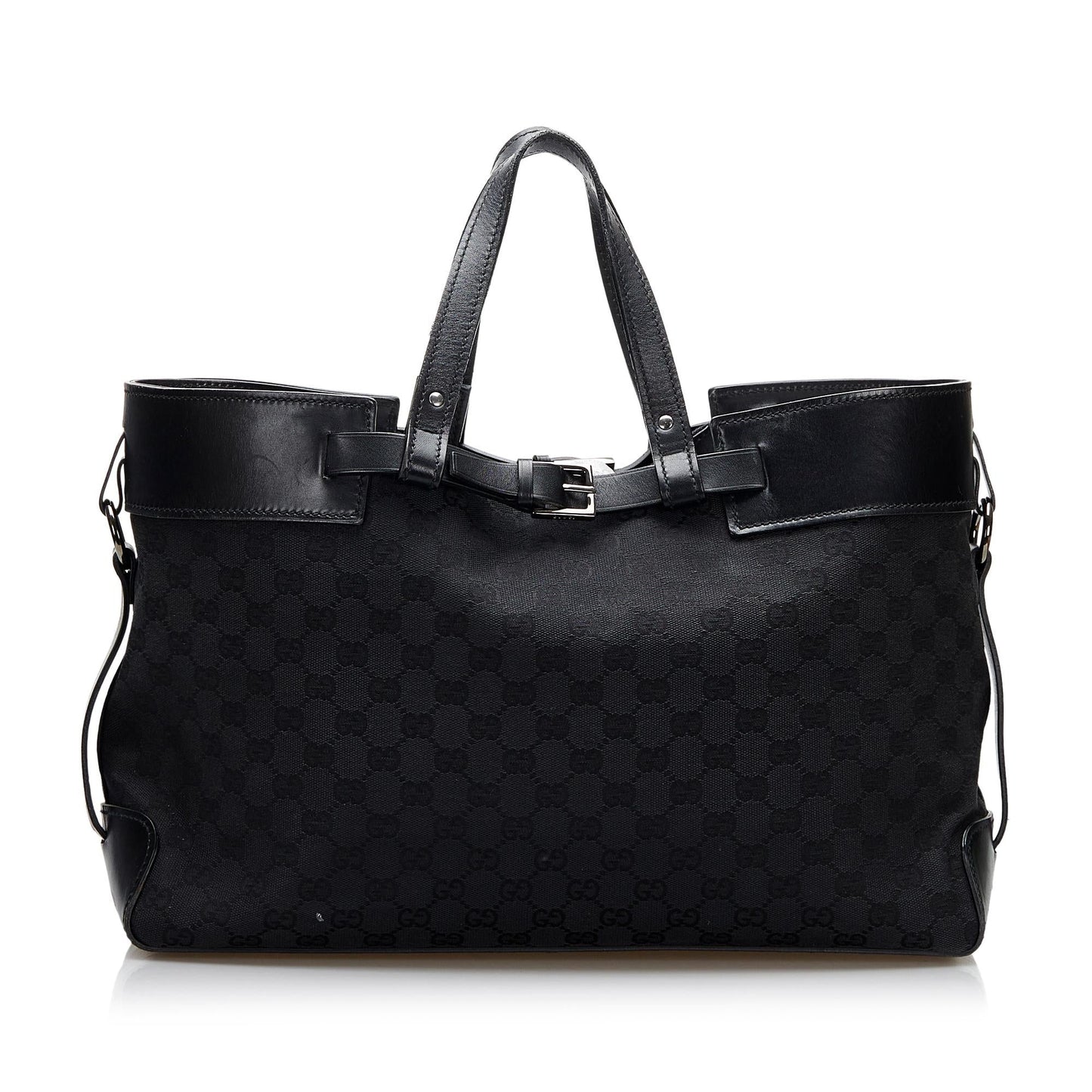 Gucci GG Canvas Belt Tote Bag (SHG-7hmL1J)