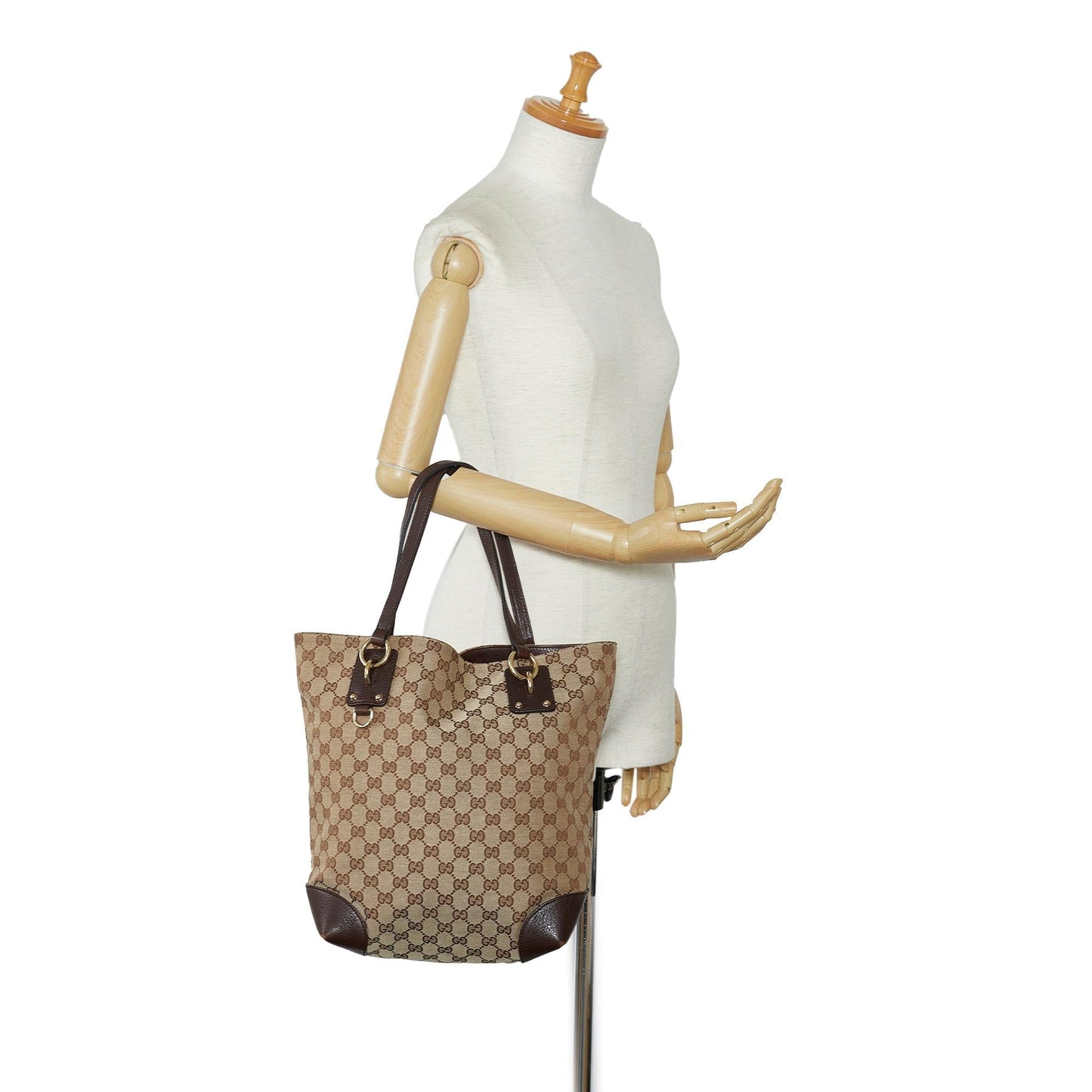Gucci GG Canvas Charm Tote (SHG-zYRkEO)