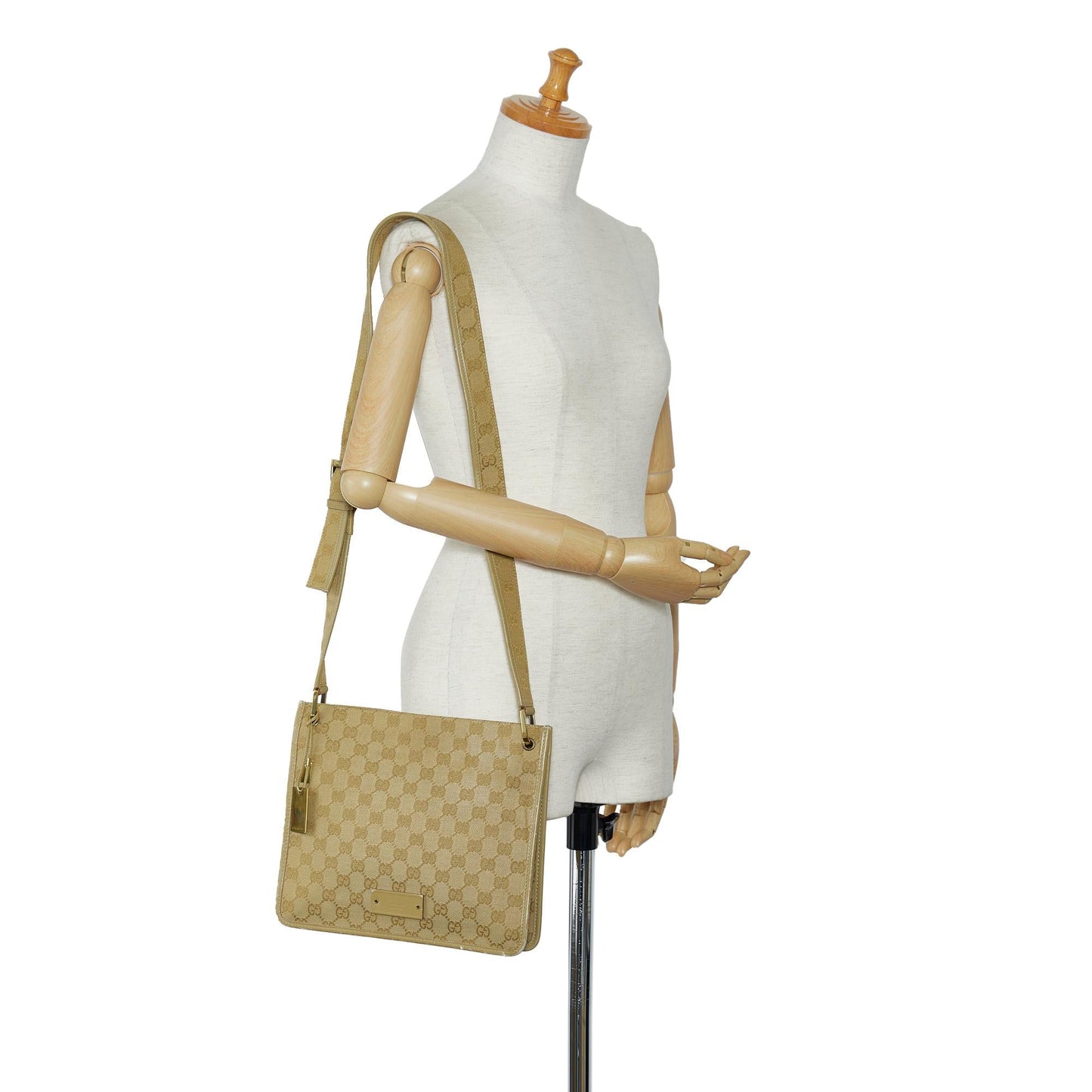 Gucci GG Canvas Crossbody Bag (SHG-rnWSW2)