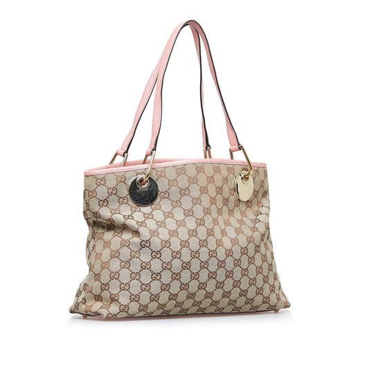 Gucci GG Canvas Eclipse Tote (SHG-YupSAN)