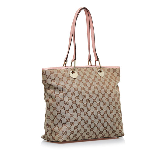 Gucci GG Canvas Eclipse Tote (SHG-iAOPL8)