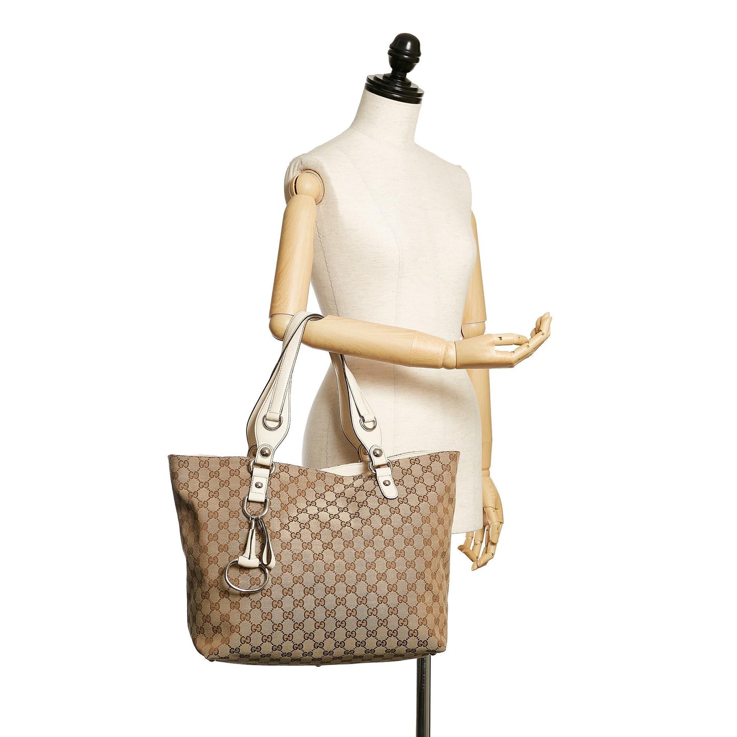 Gucci GG Canvas Icon Bit Tote Bag