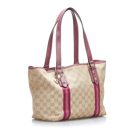 Gucci GG Canvas Jolicoeur Tote (SHG-3HjuR6)