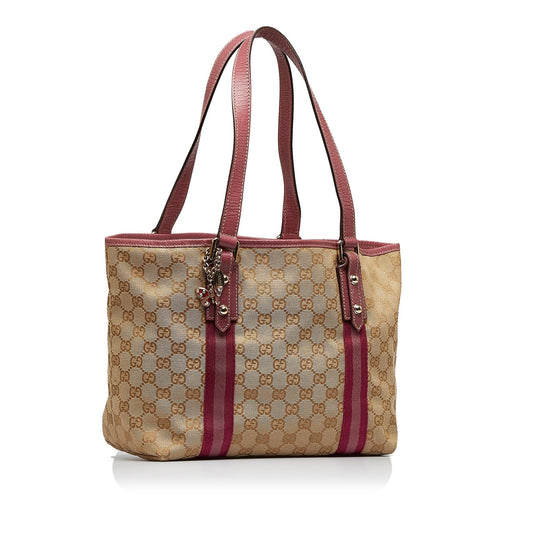 Gucci GG Canvas Jolicoeur Tote (SHG-H3TwXH)