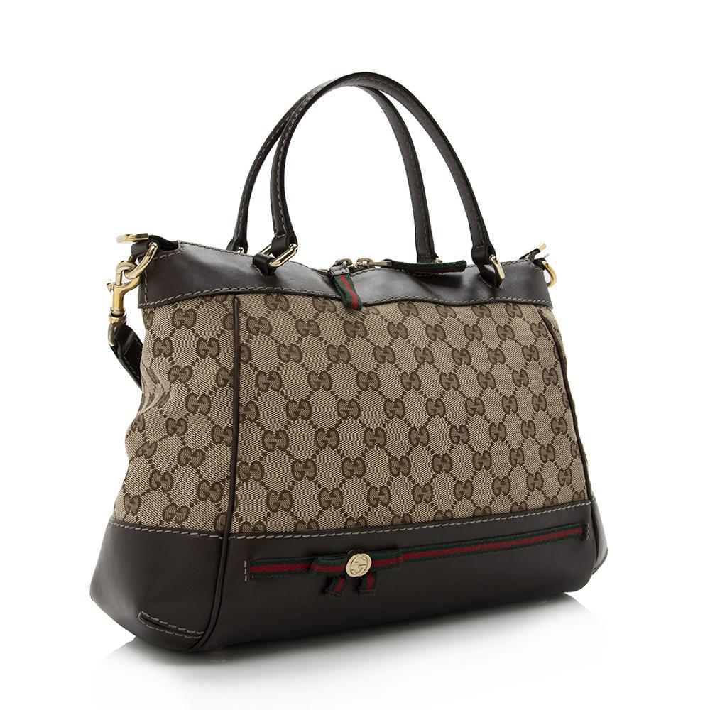 Gucci GG Canvas Mayfair Tote (SHF-14528)