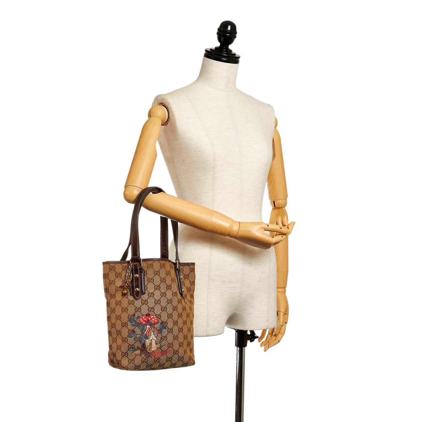 Gucci GG Canvas Mushrooms Tote Bag