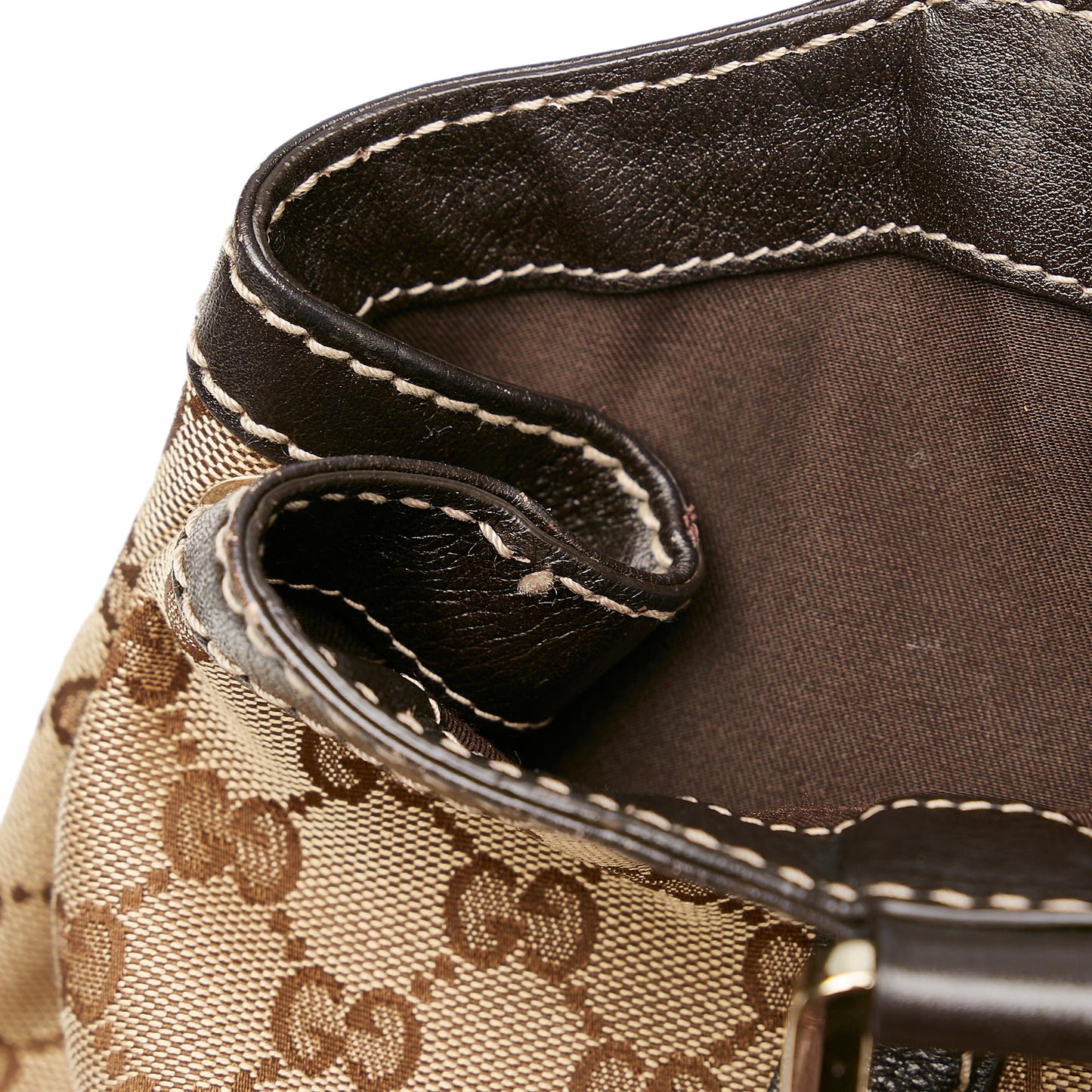 Gucci GG Canvas New Ladies Web Tote Bag