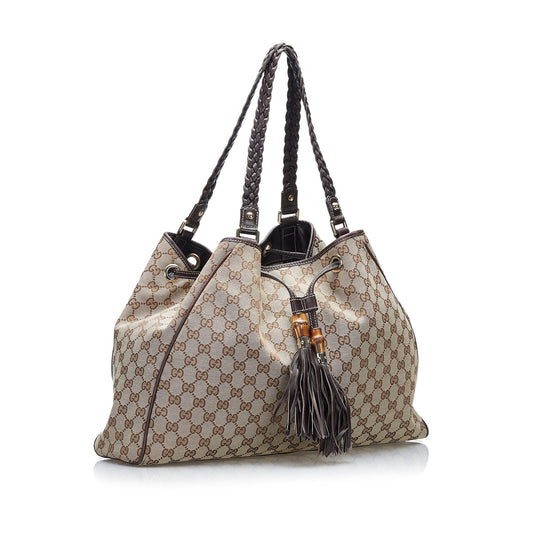 Gucci GG Canvas Peggy Tote (SHG-WItI8D)