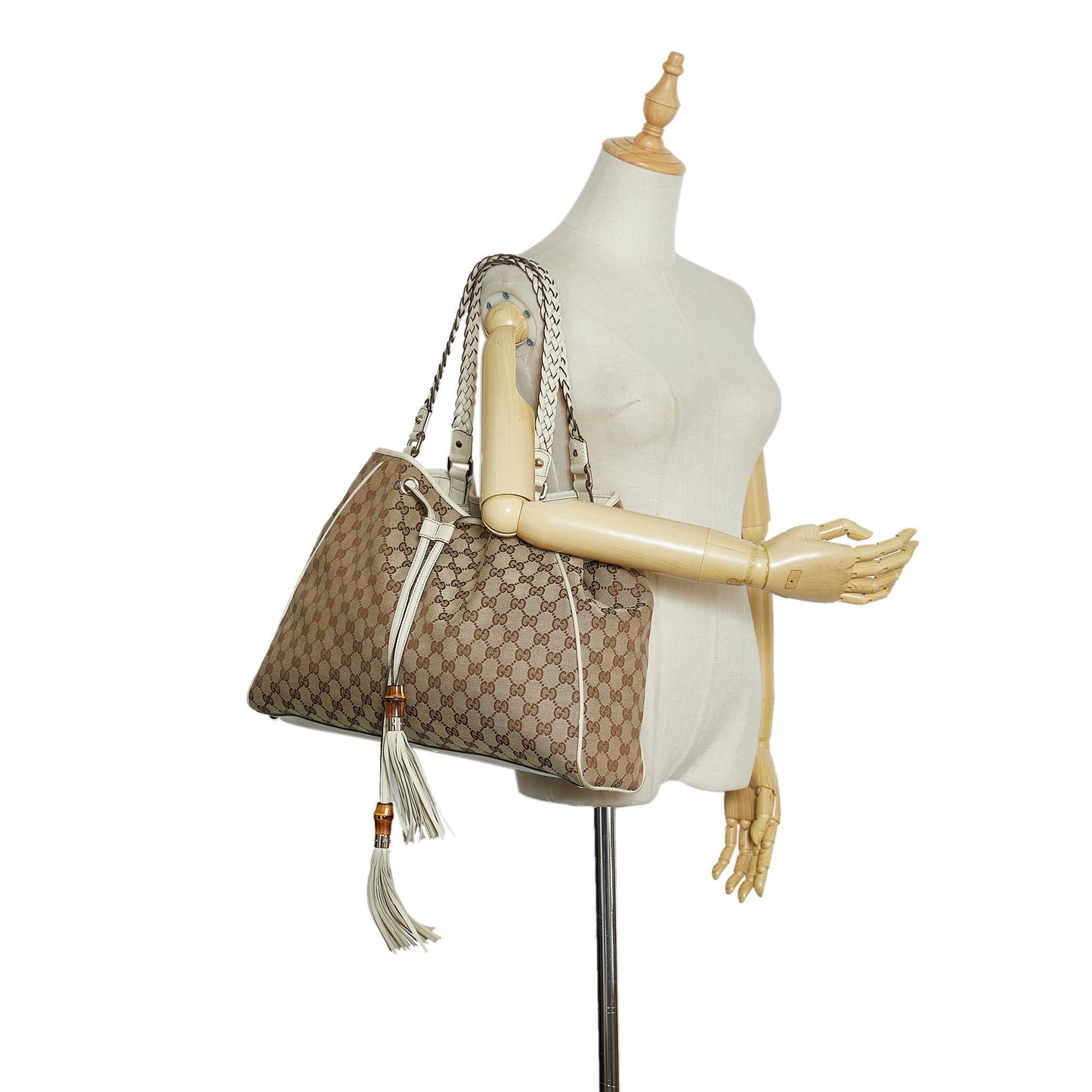 Gucci GG Canvas Peggy Tote (SHG-YDxBat)