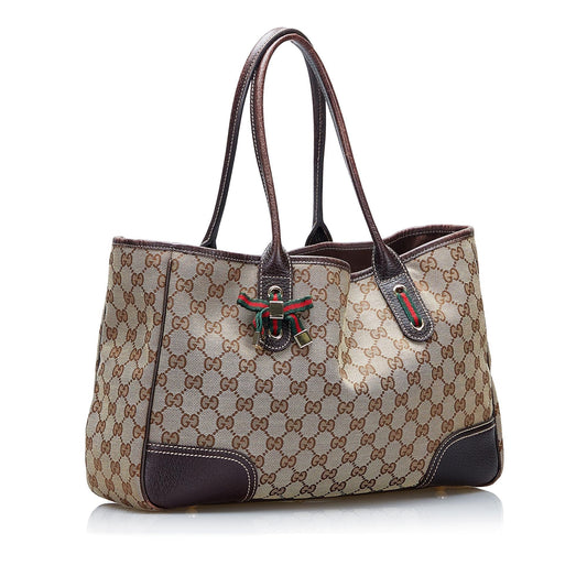 Gucci GG Canvas Princy Tote Bag (SHG-NumBEo)