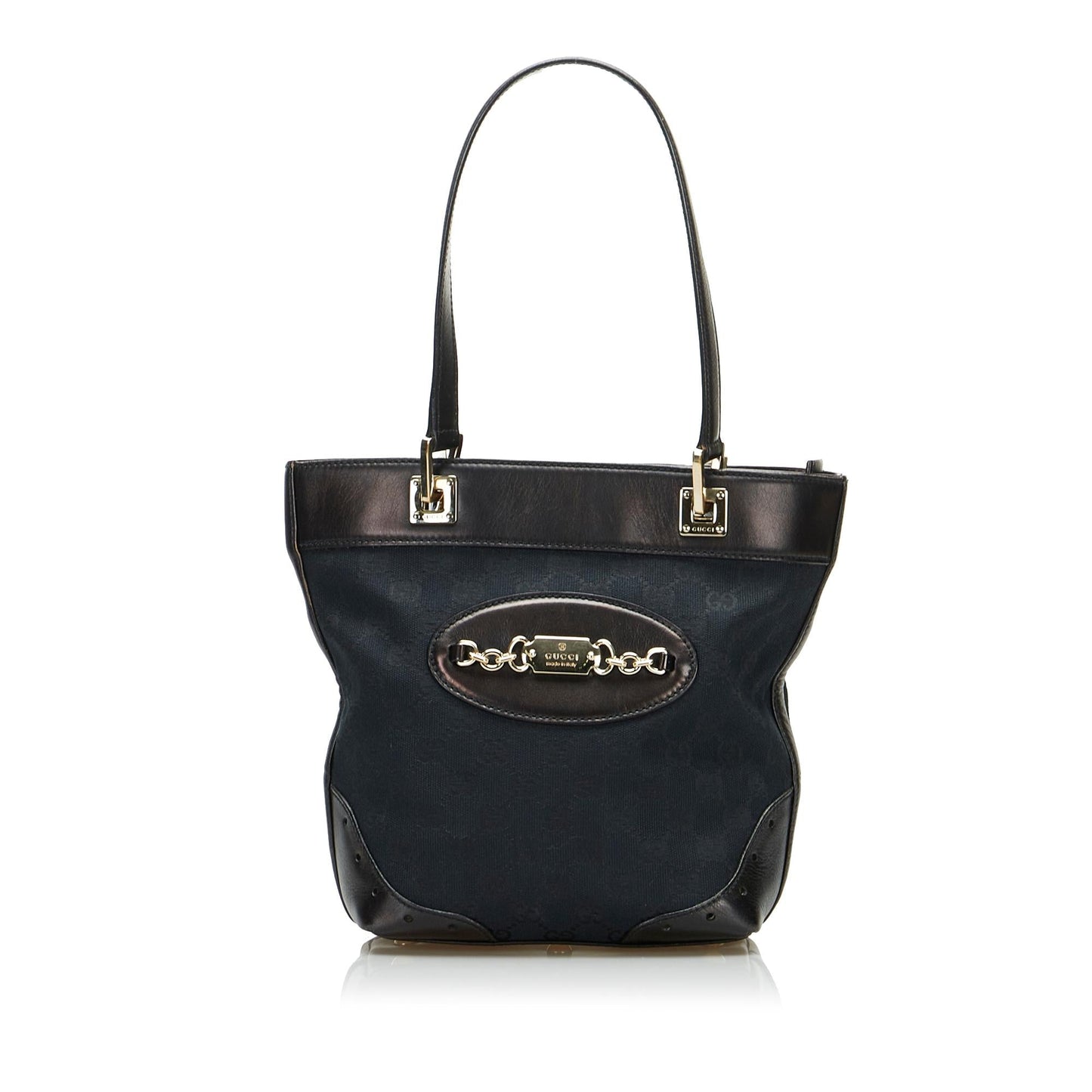 Gucci GG Canvas Punch Tote (SHG-HWN9UE)