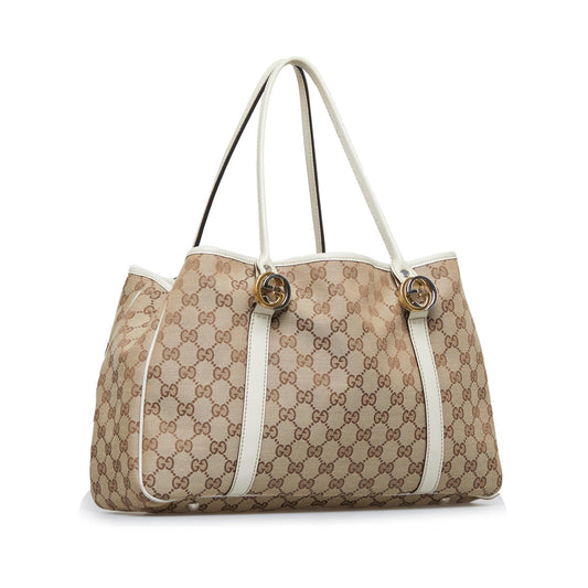Gucci GG Canvas Twins Tote Bag (SHG-ZN7C76)