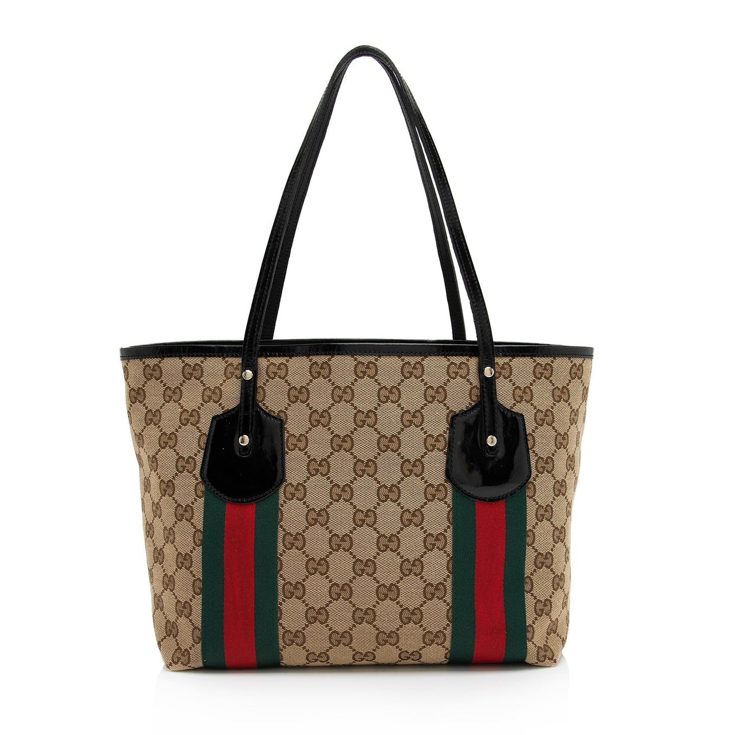 Gucci GG Canvas Web Jolie Medium Tote (SHF-5ry4OI)