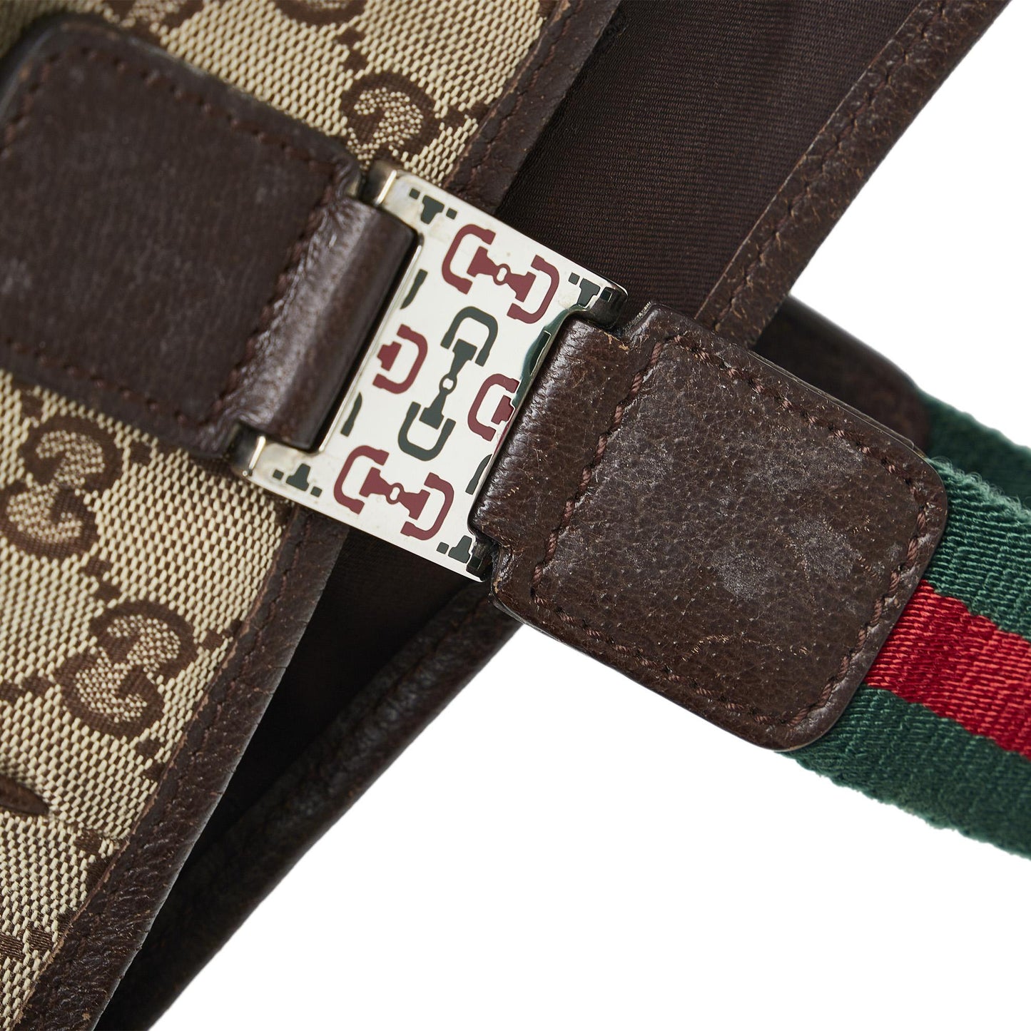 Gucci GG Canvas Web Pop Tote (SHG-Jsskew)