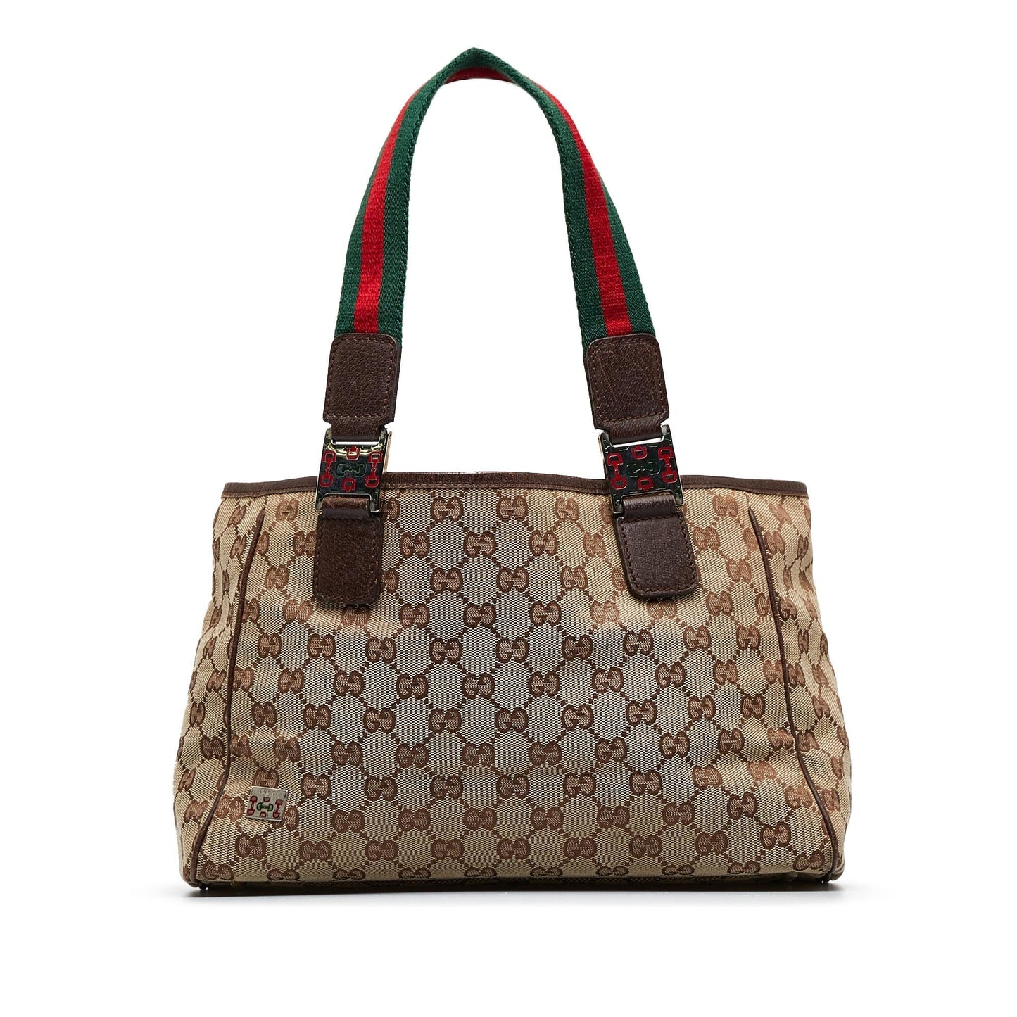 Gucci GG Canvas Web Pop Tote (SHG-Jsskew)