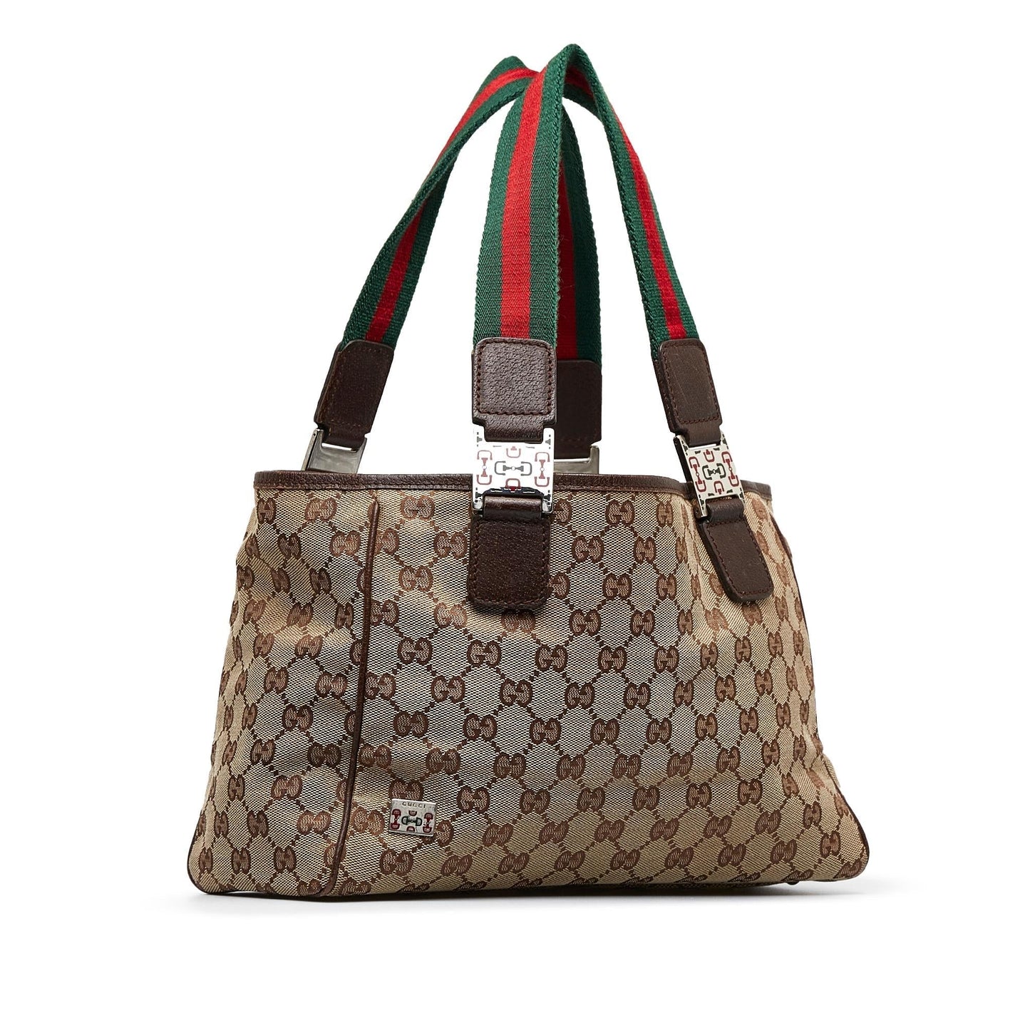 Gucci GG Canvas Web Pop Tote (SHG-Jsskew)