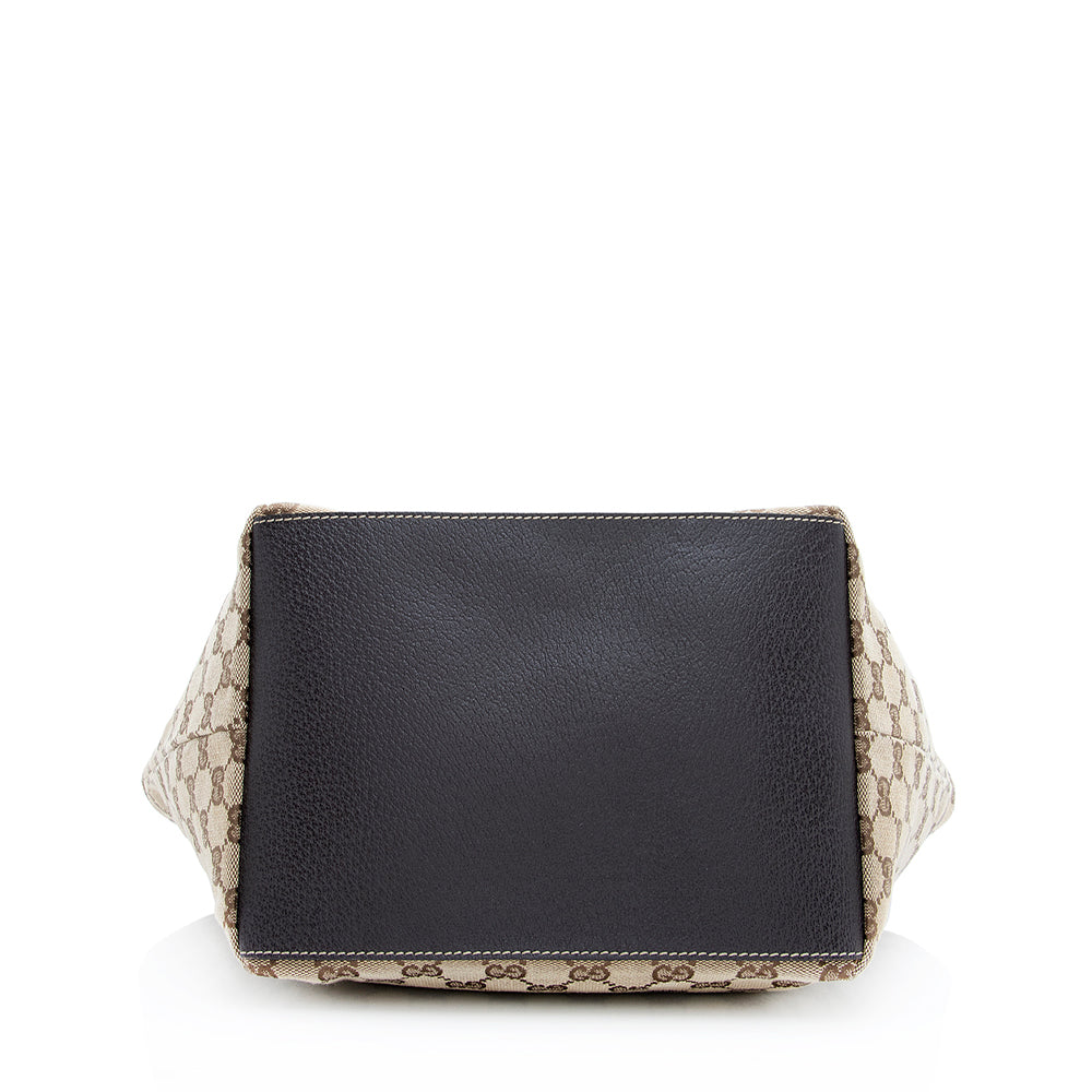 Gucci GG Canvas Web Small Tote