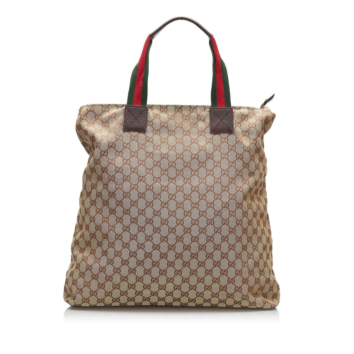 Gucci GG Canvas Web Tote (SHG-sVMmFu)