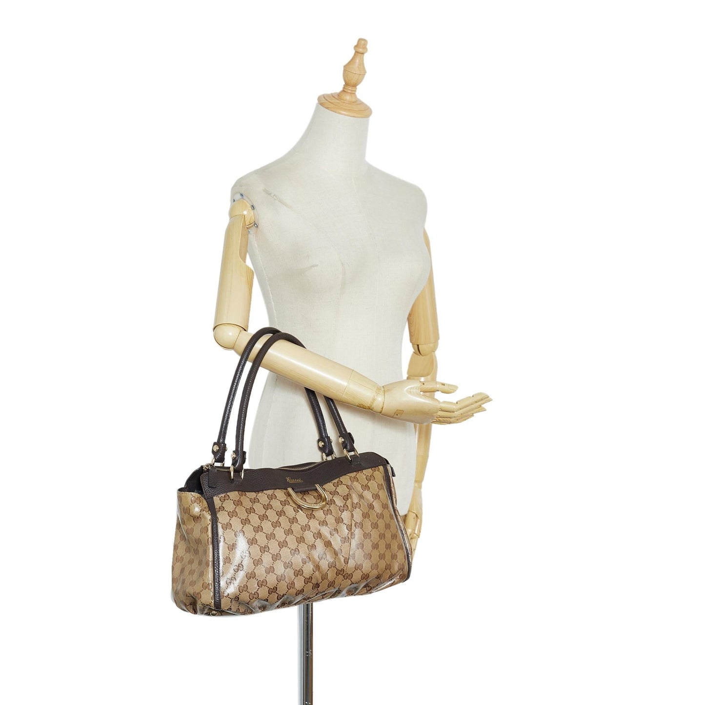 Gucci GG Crystal Abbey-D Ring Tote (SHG-kcgK09)
