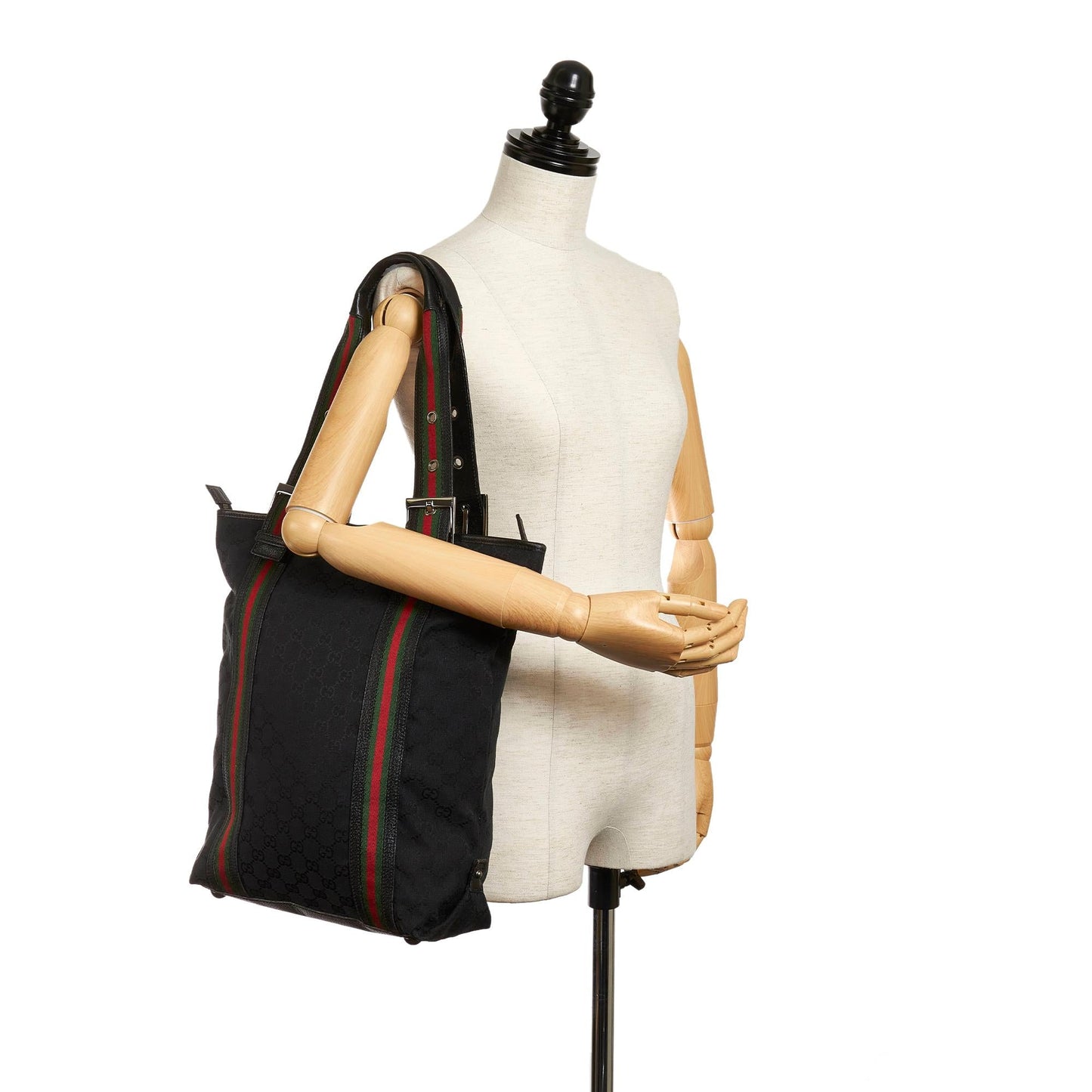 Gucci GG Nylon Web Tote Bag
