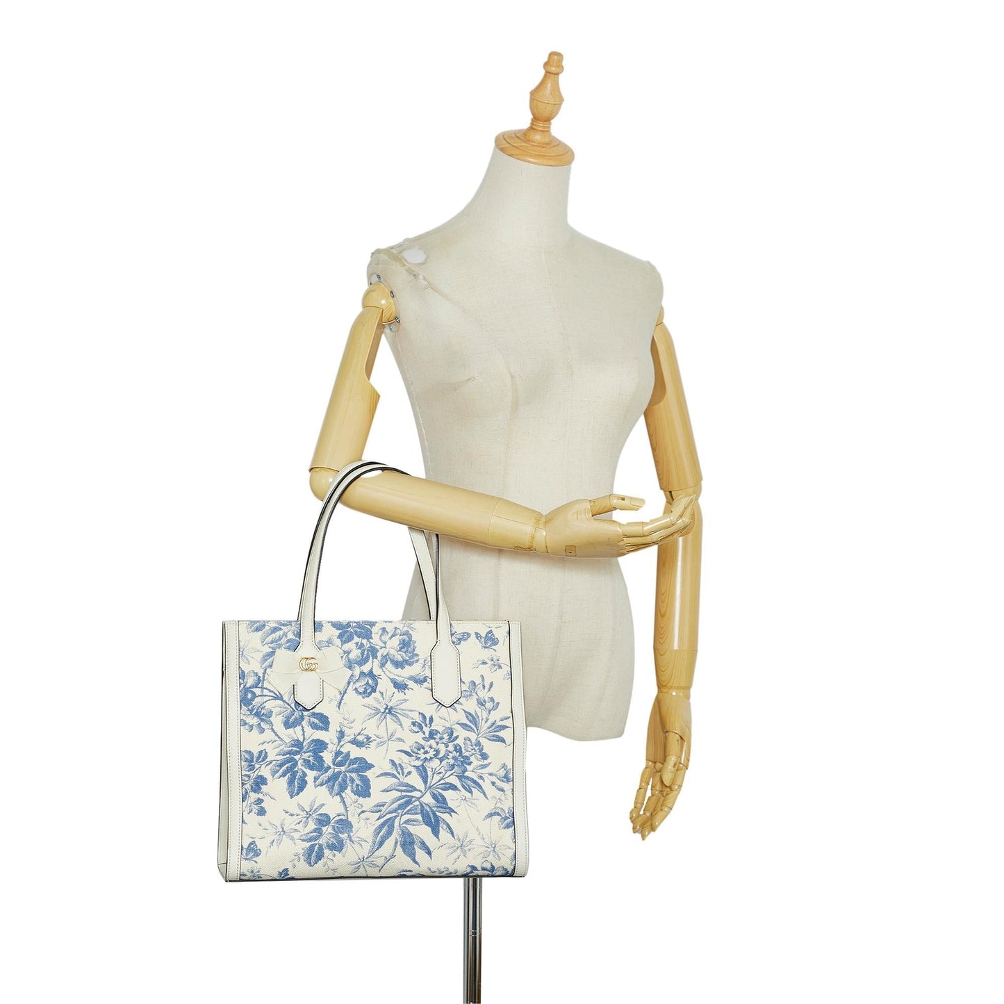 Gucci GG Ribbon Herbarium Tote (SHG-QtOTpC)