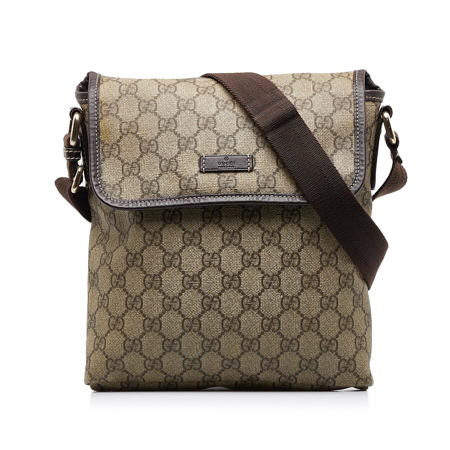 Gucci GG Supreme Crossbody Bag (SHG-Eqc1KN)