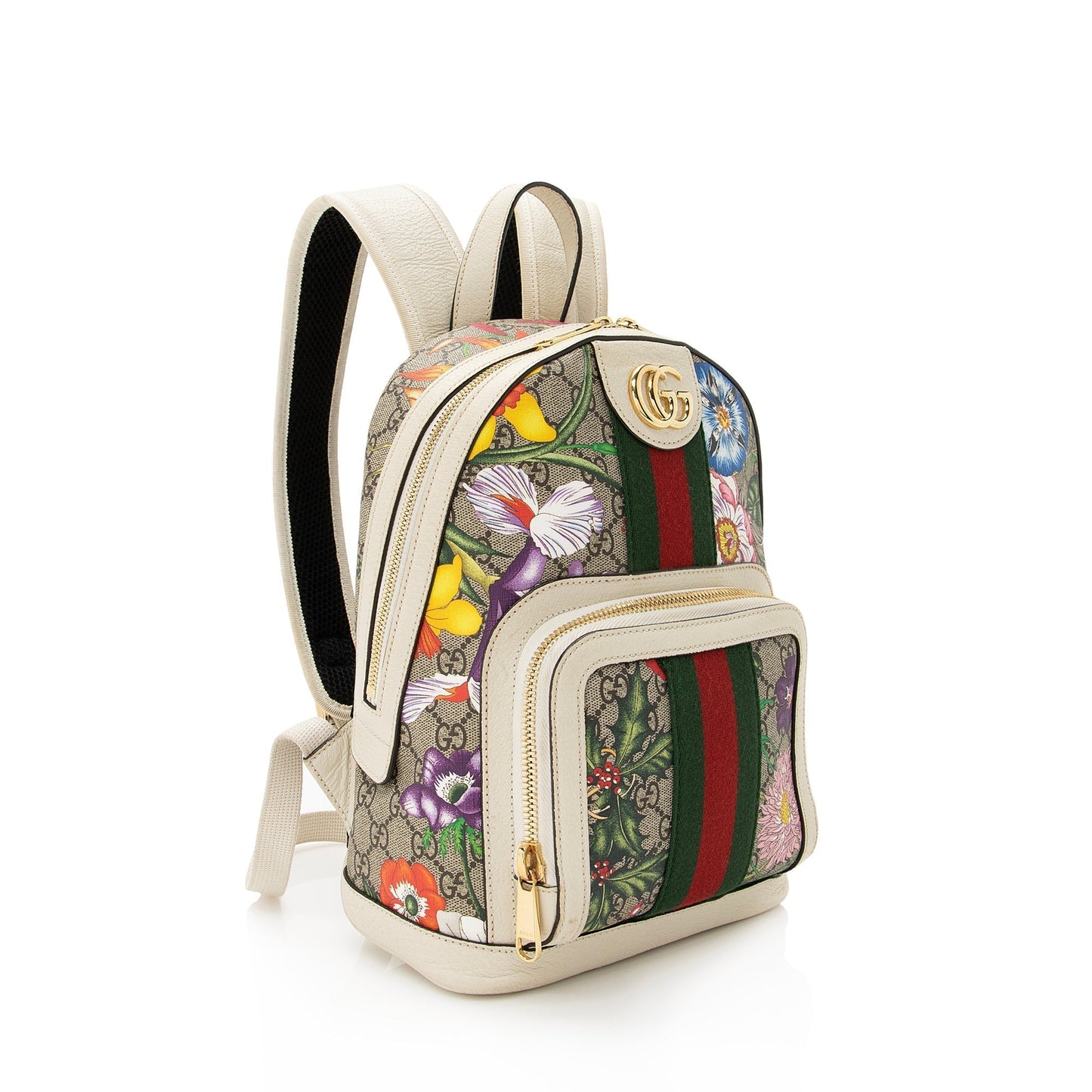 Gucci GG Supreme Flora Ophidia Small Backpack