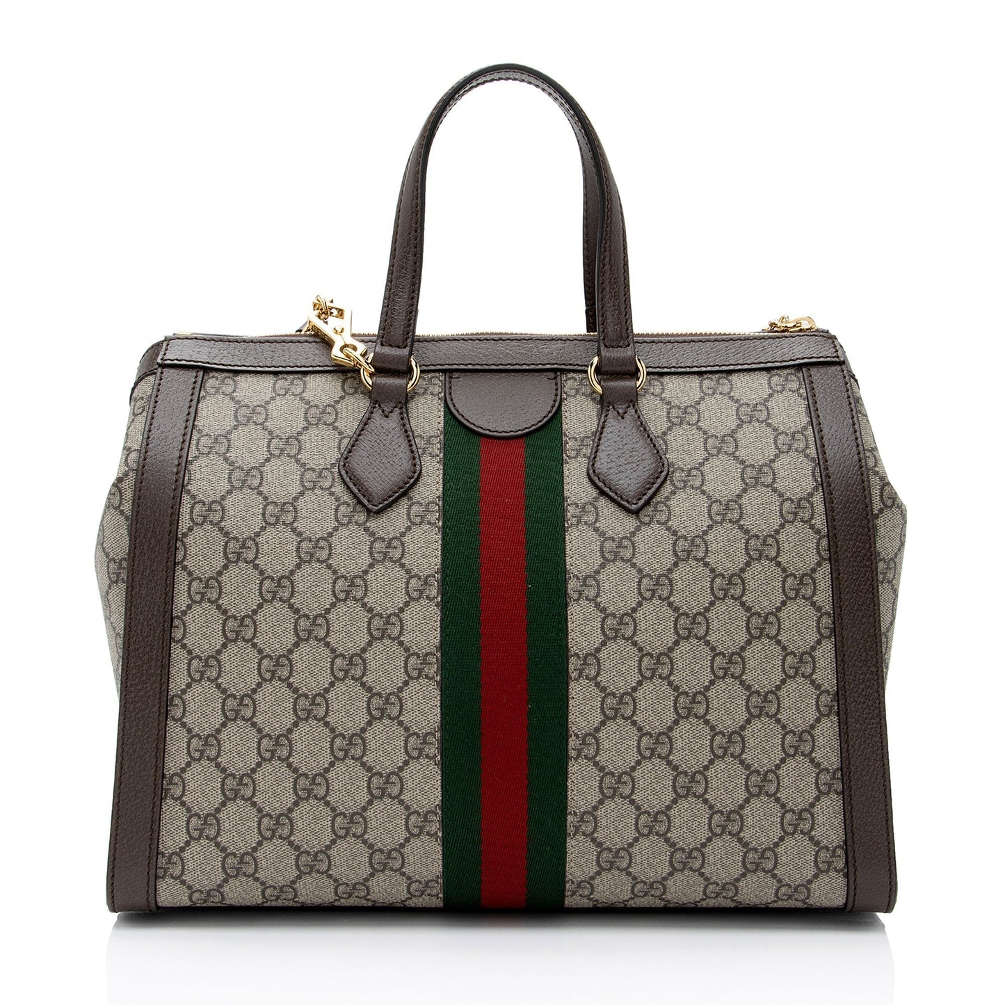Gucci GG Supreme Ophidia Medium Top Handle Tote (SHF-VigNlG)