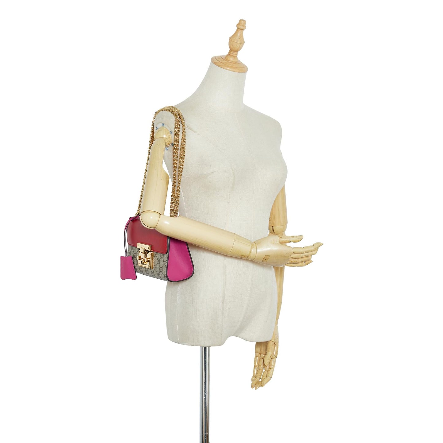 Gucci GG Supreme Padlock Shoulder Bag (SHG-vUf0Tt)