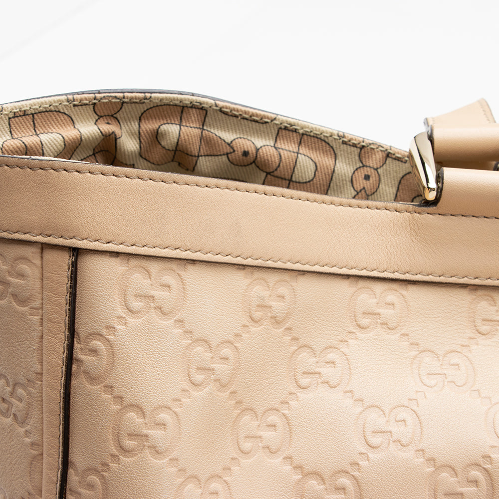 Gucci Guccisima Leather Abbey Large Tote
