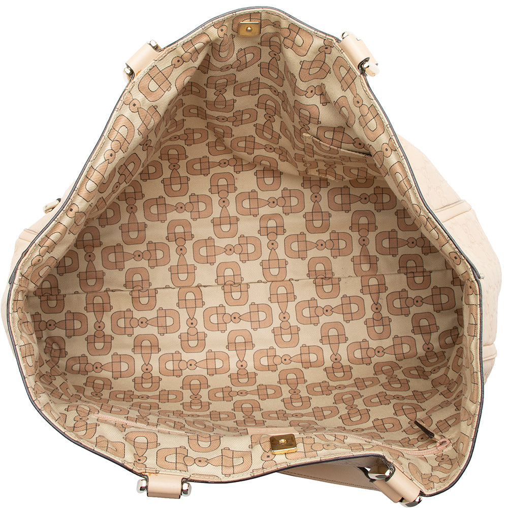 Gucci Guccisima Leather Abbey Large Tote