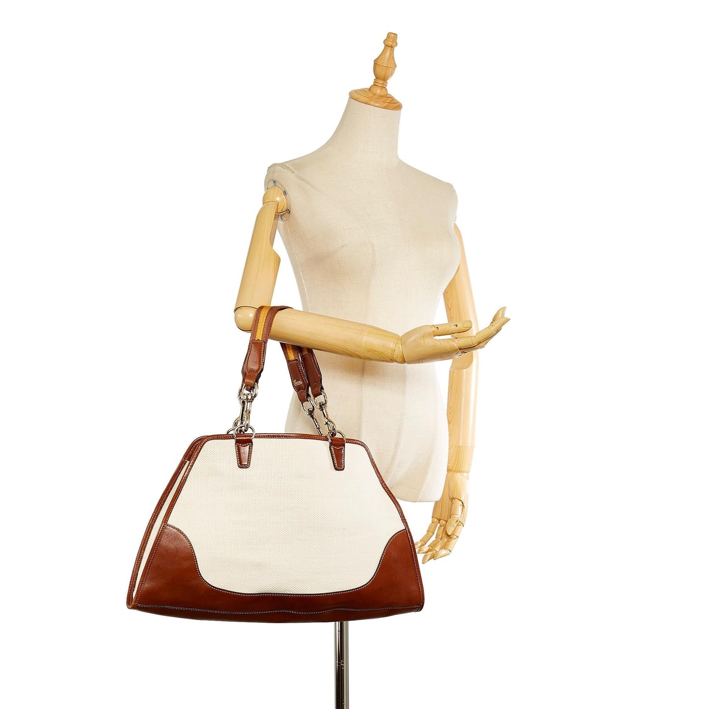 Gucci Horsebit Canvas Tote