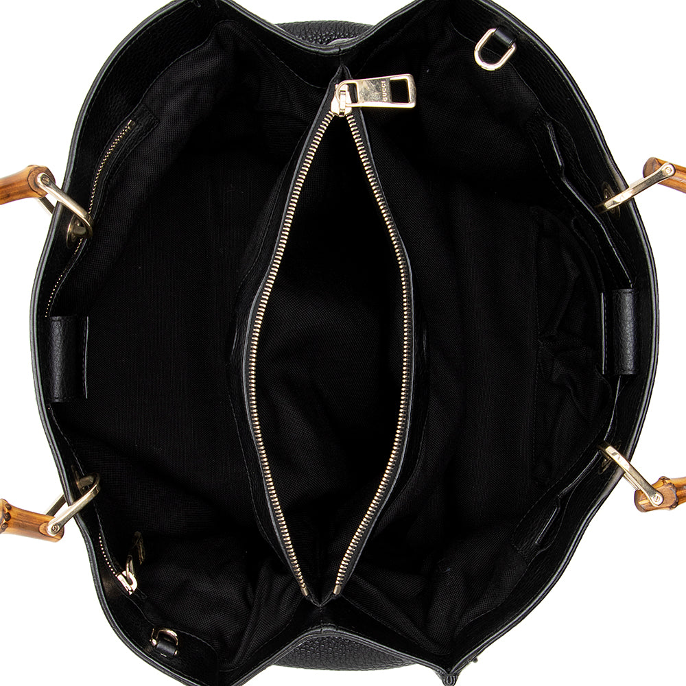 Gucci Leather Bamboo Large Shopper Tote - FINAL SALE