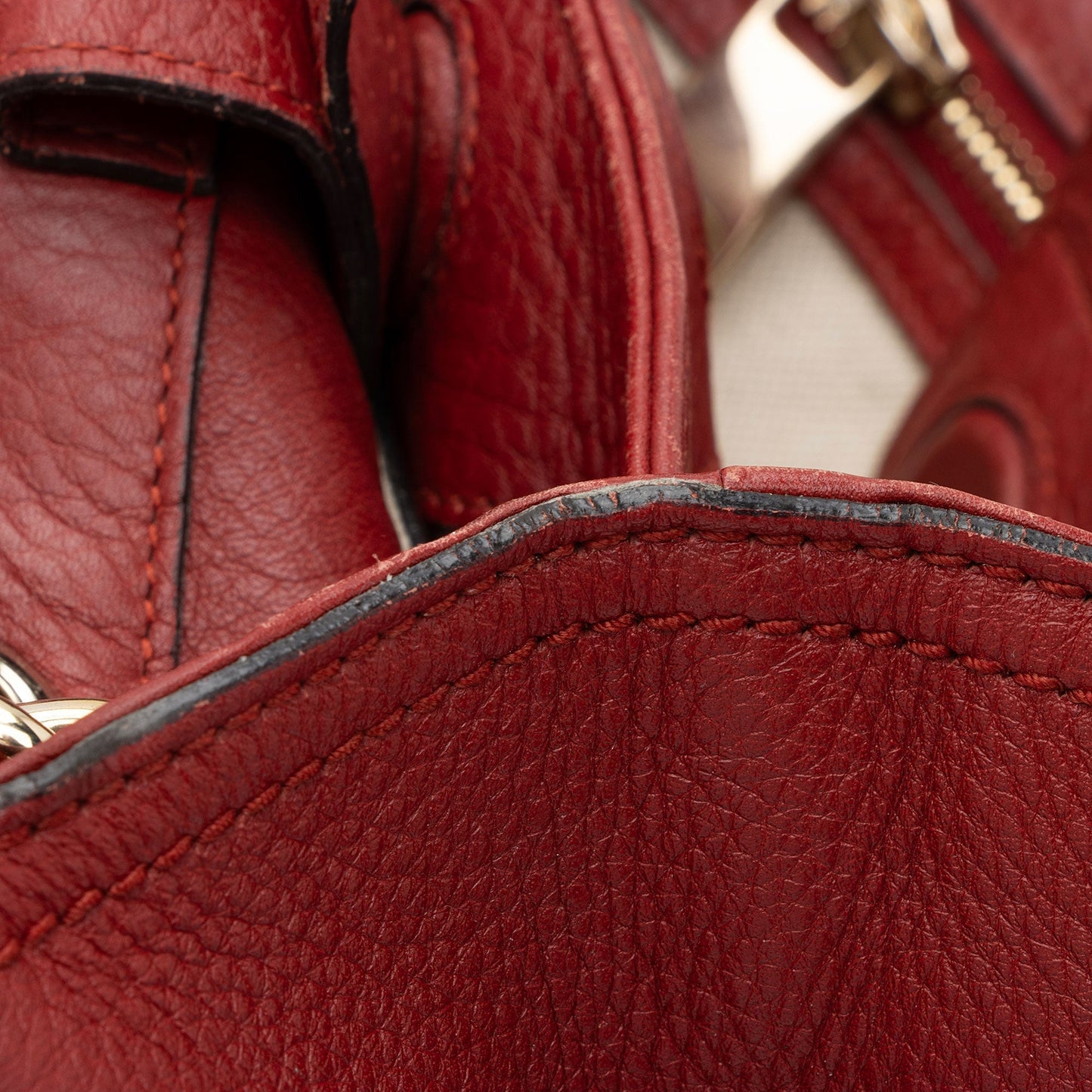 Gucci Metallic Leather Bamboo Mini Shopper Tote (SHF-Vl4q6H)